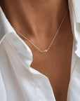 Women Unite drop necklace silver