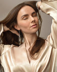 Women Unite long earrings silver