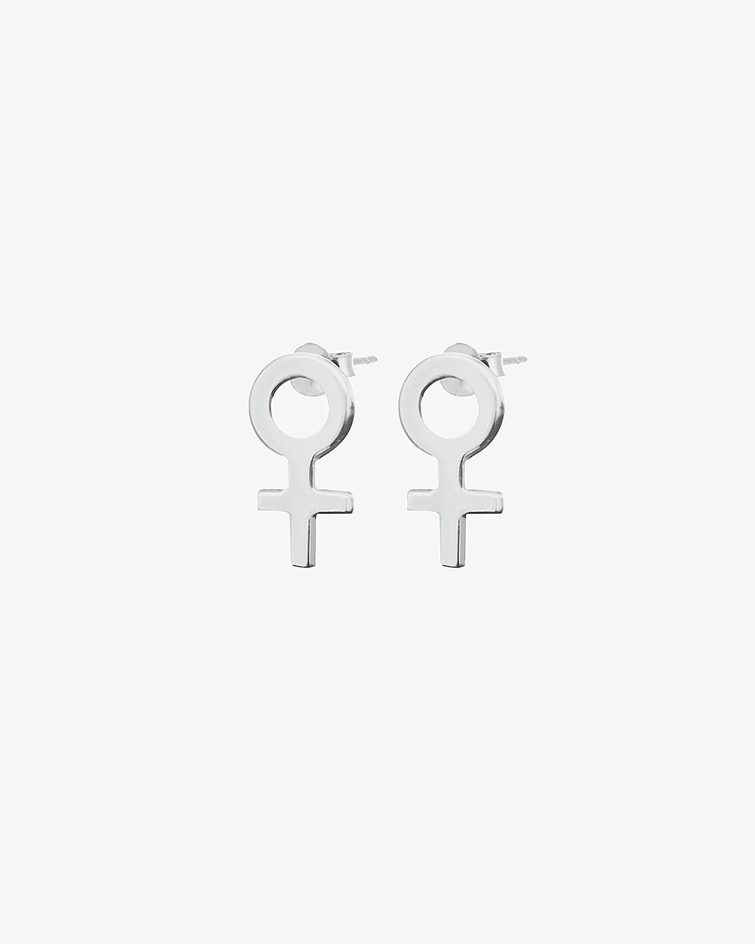 Women Unite studs silver