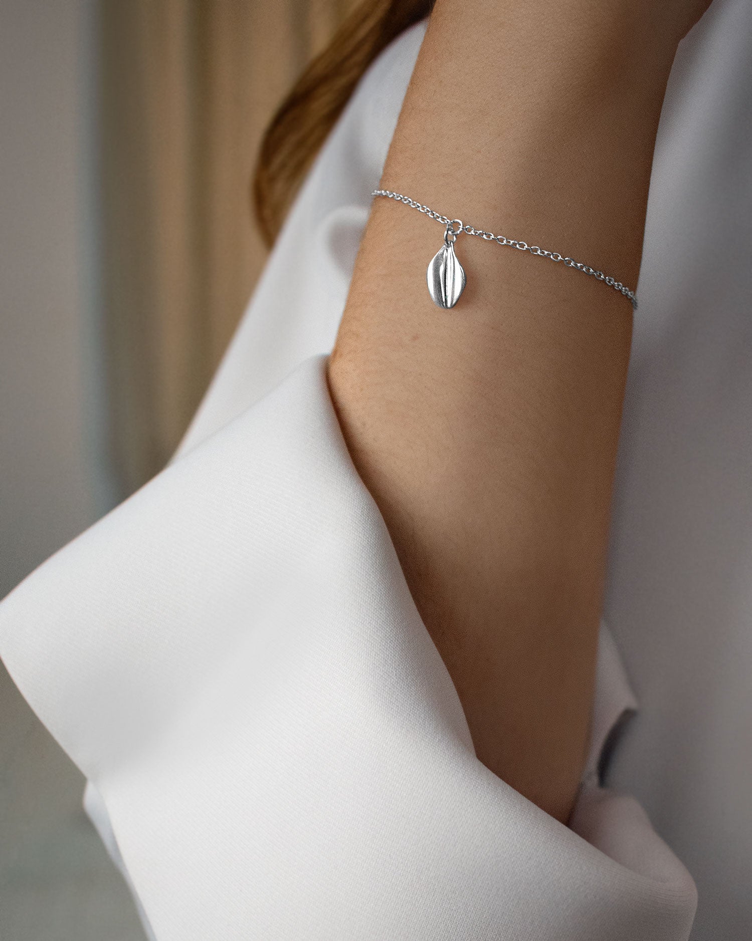 A Forest drop bracelet silver