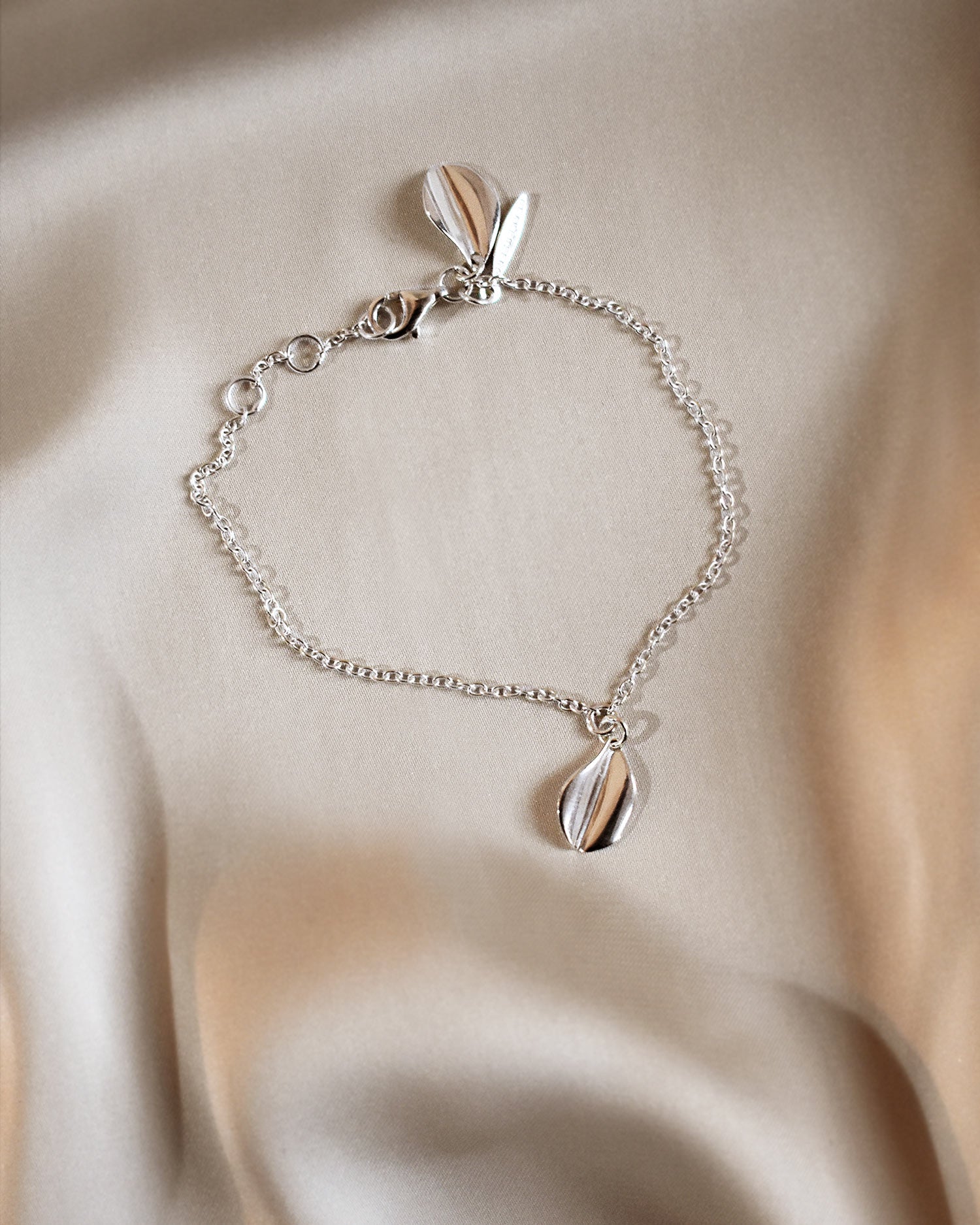 A Forest drop bracelet silver