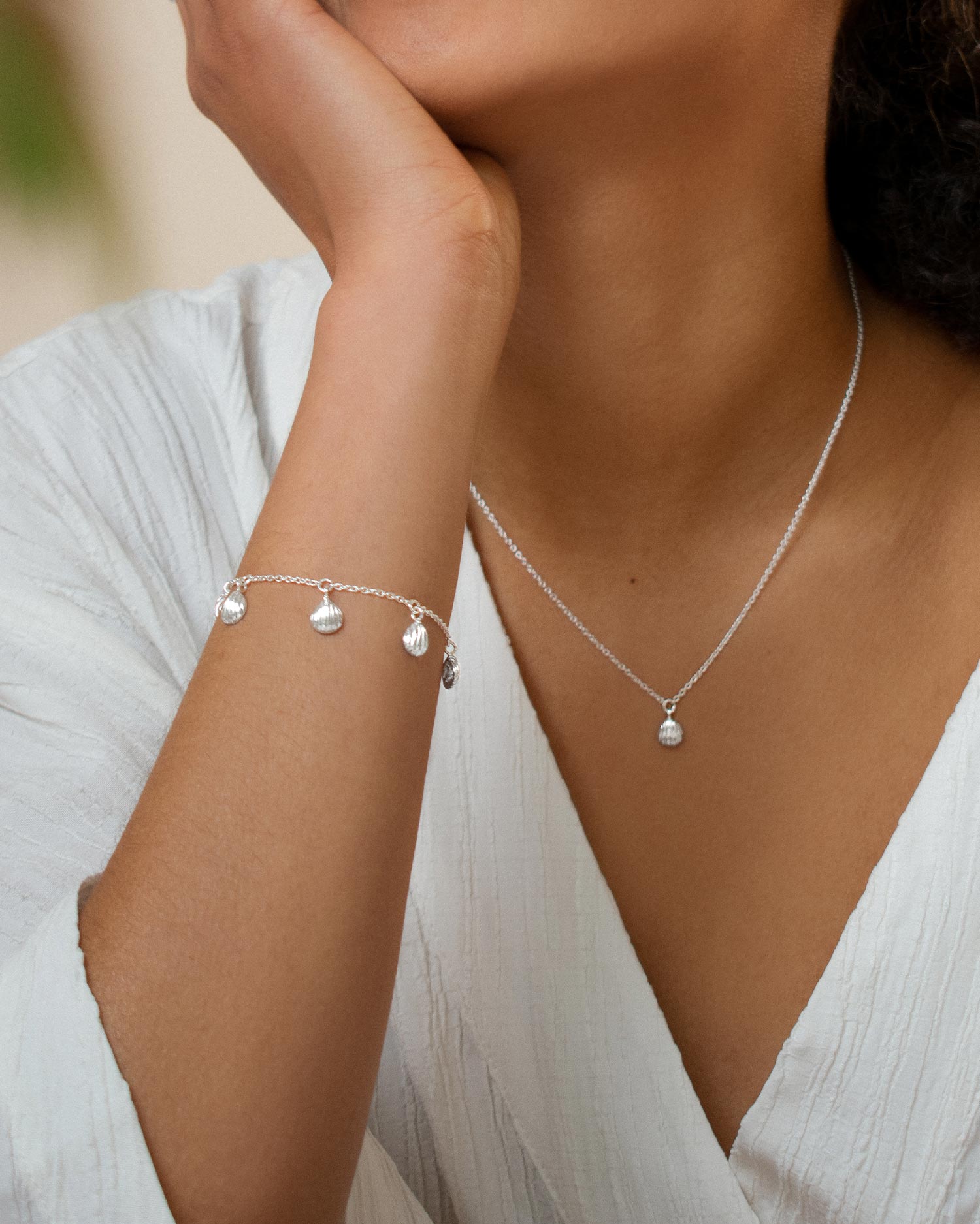 Beach full bracelet silver