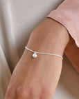 Beach single bracelet silver