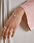 Beach single bracelet silver