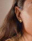 Botanica drop studs gold