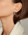 Drops hoops silver