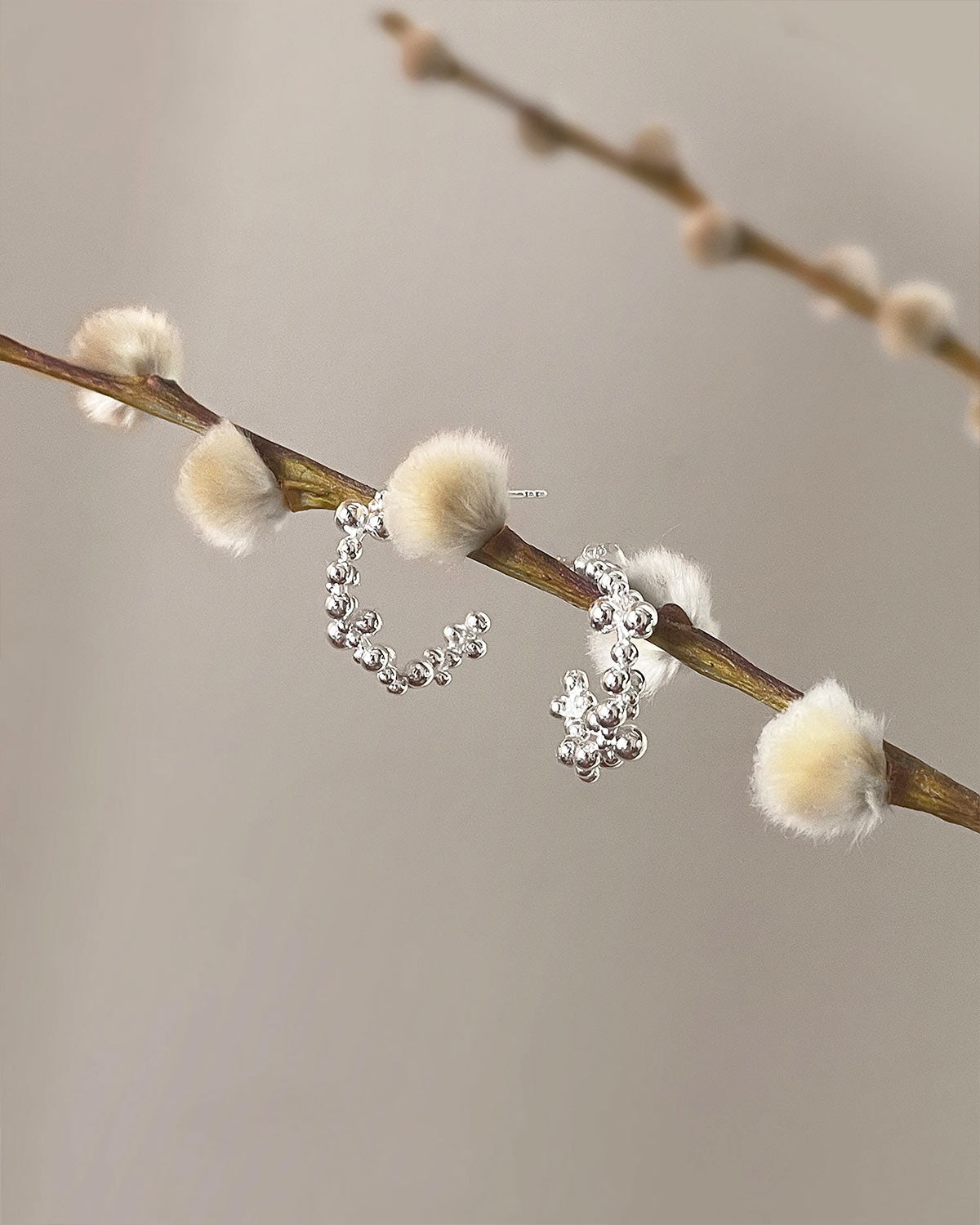Drops hoops silver