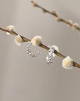 Drops hoops silver