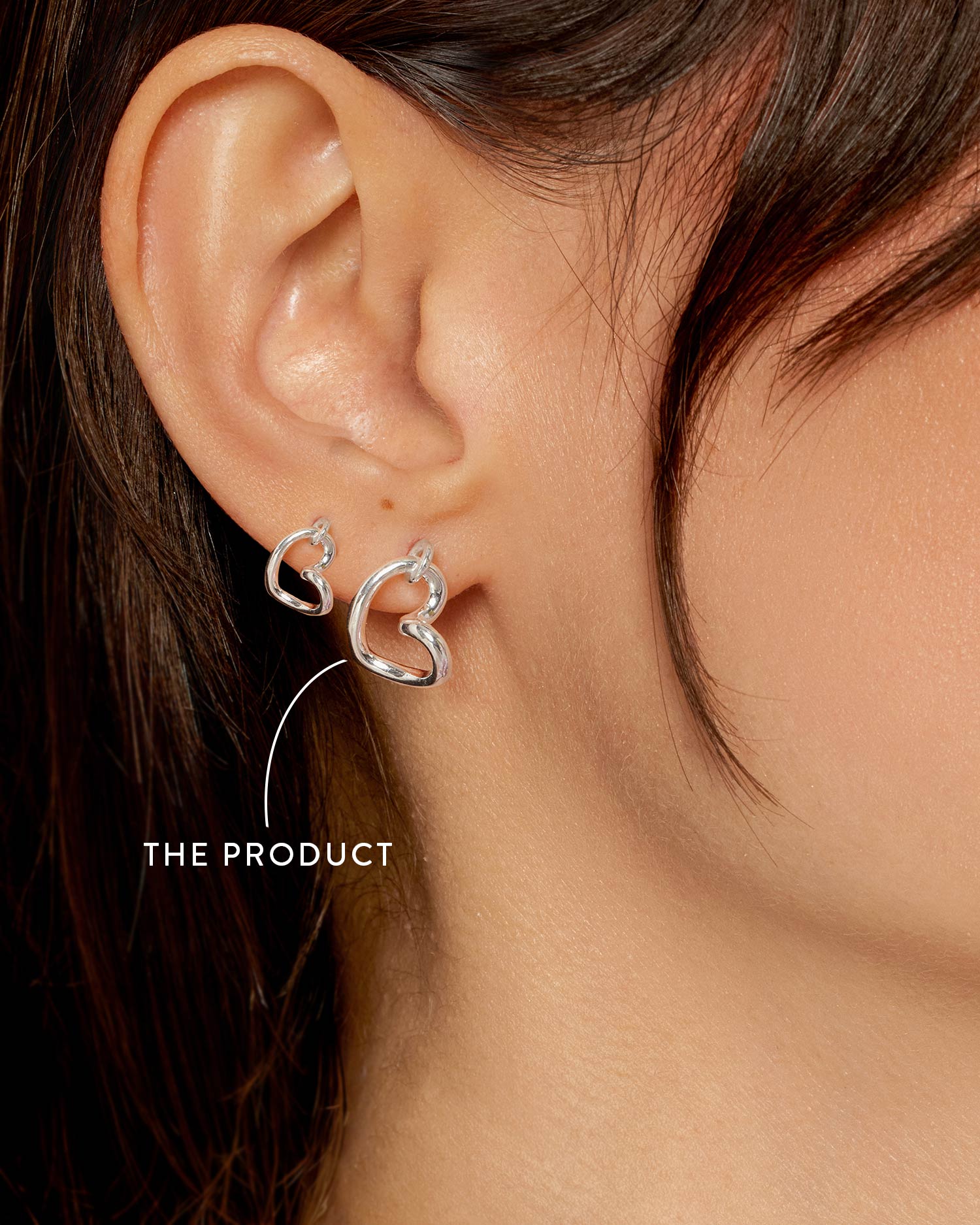 Love Vibe studs silver
