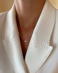 Loving Heart medium single necklace silver