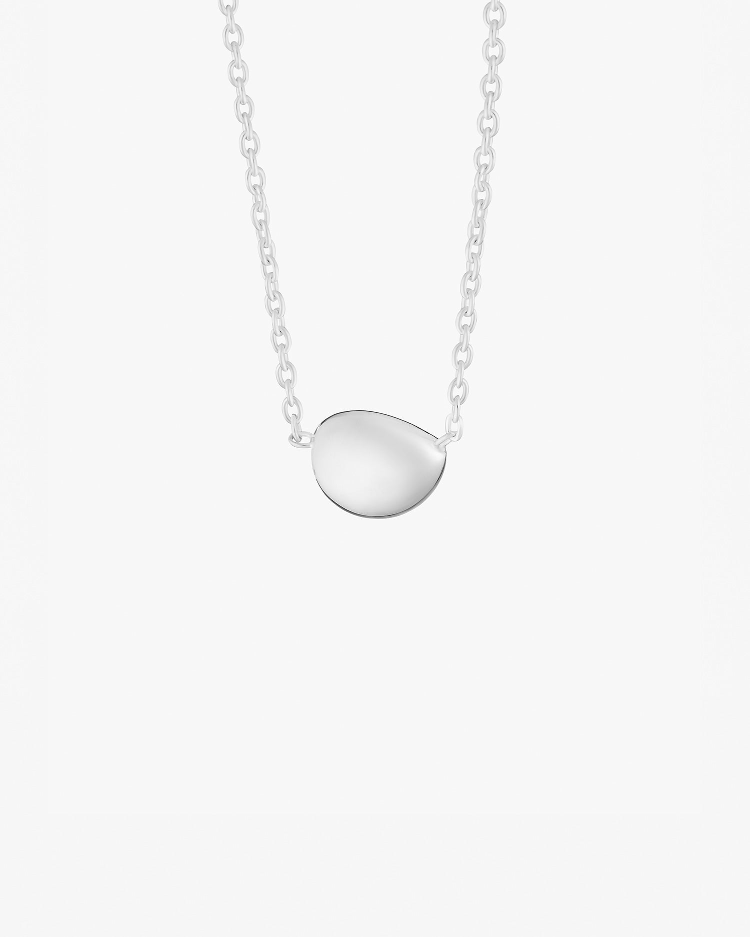 Morning Dew small necklace silver