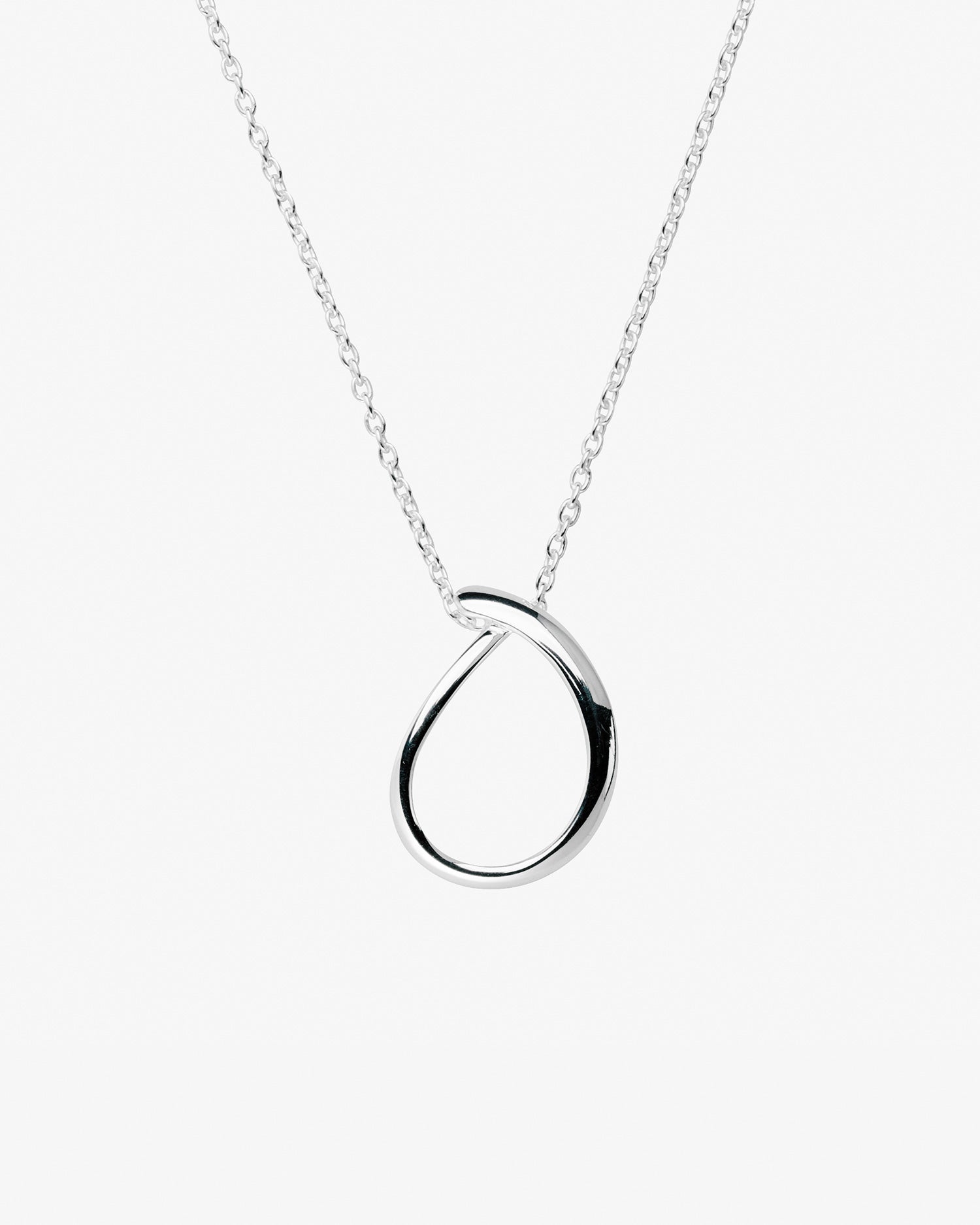 Ocean single necklace silver