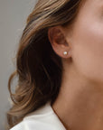 Petite Pearl studs gold