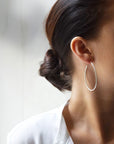 Together hoops silver