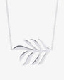 Autumn Leaf necklace silver