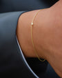 Diamond Sky drop bracelet gold