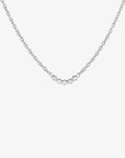 Diamond Sky fall necklace silver