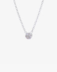 Diamond Sky single necklace silver