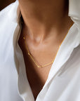 Drops full necklace gold