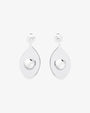Elm earrings silver