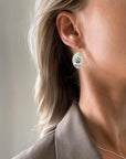 Elm earrings silver