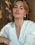 Elm earrings silver