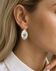 Elm earrings silver