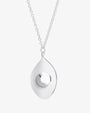 Elm necklace silver