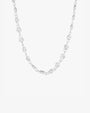Empower drop chain necklace silver