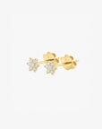 Etoile studs diamond gold