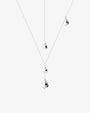 Gaias Grace small single necklace long silver