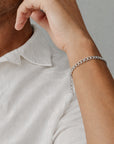 Homme Link bracelet silver