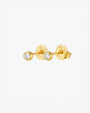 Hope single studs diamond gold