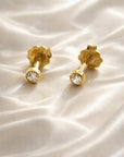 Hope single studs diamond gold