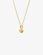 Hortensia drop necklace gold