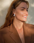 Hortensia earrings silver