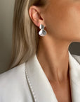 Hortensia earrings silver