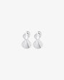 Hortensia small earrings silver