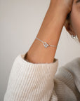 Le Knot bracelet silver