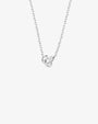 Le Knot drop necklace silver