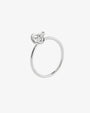 Le Knot drop ring silver