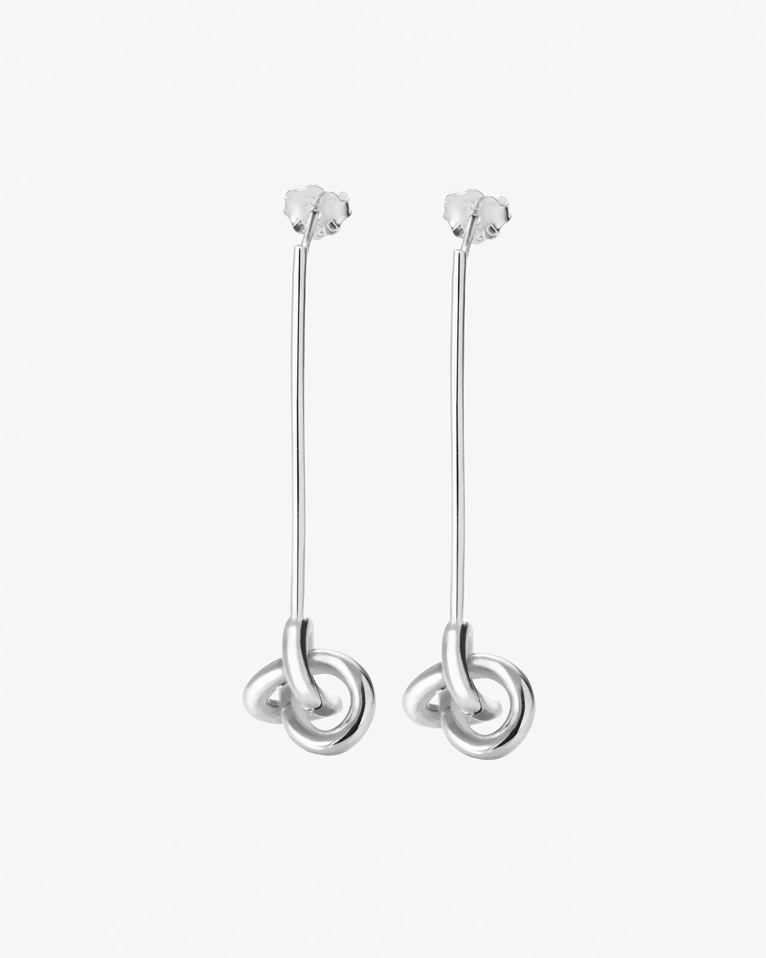 Le Knot earrings silver