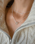 Le Knot necklace silver