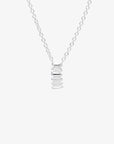 Les Roches drop necklace silver