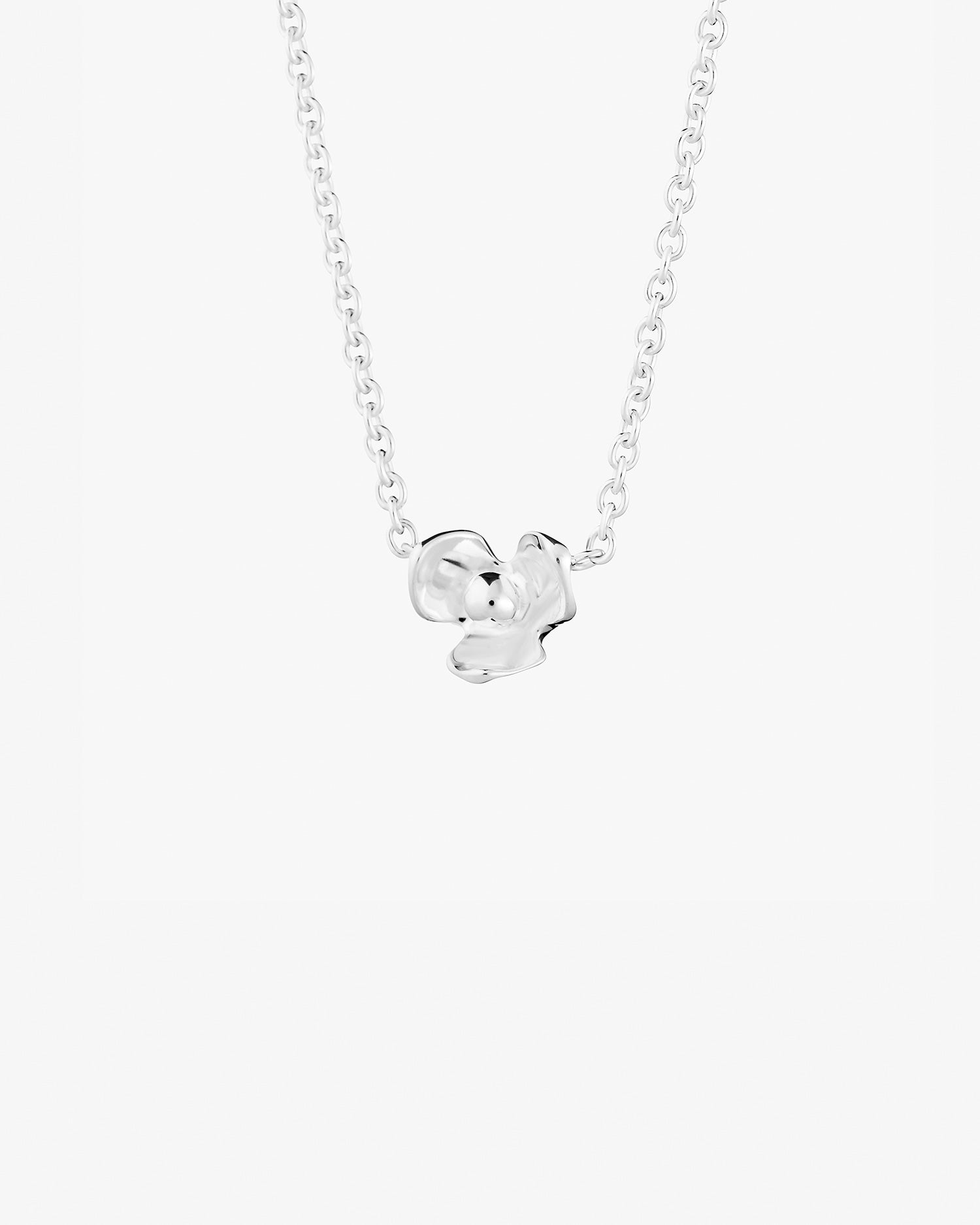Lotus necklace silver