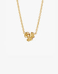 Lotus necklace gold