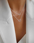 Love Vibe drop necklace silver