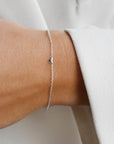 Loving Heart drop bracelet silver