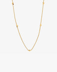 Loving Heart drop full necklace gold