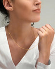 Loving Heart drop full necklace gold